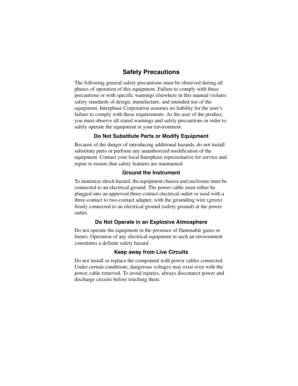 Interphase Tech iSPAN 5535 PRI User Manual | Page 5 / 168