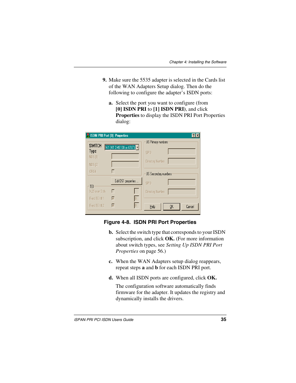 Interphase Tech iSPAN 5535 PRI User Manual | Page 55 / 168