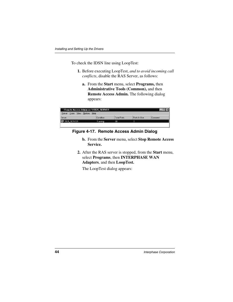 Interphase Tech iSPAN 5535 PRI User Manual | Page 64 / 168