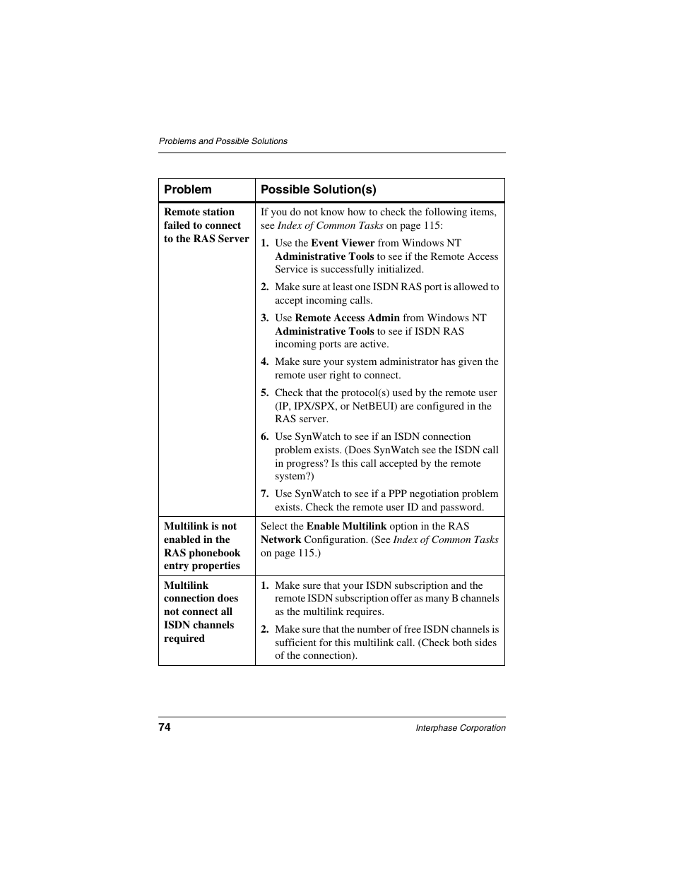 Interphase Tech iSPAN 5535 PRI User Manual | Page 94 / 168