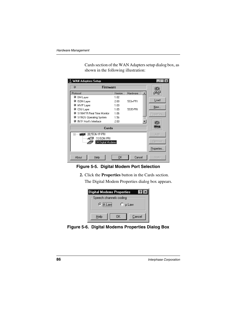 Interphase Tech RAS Communications Controller 5536 User Manual | Page 106 / 244