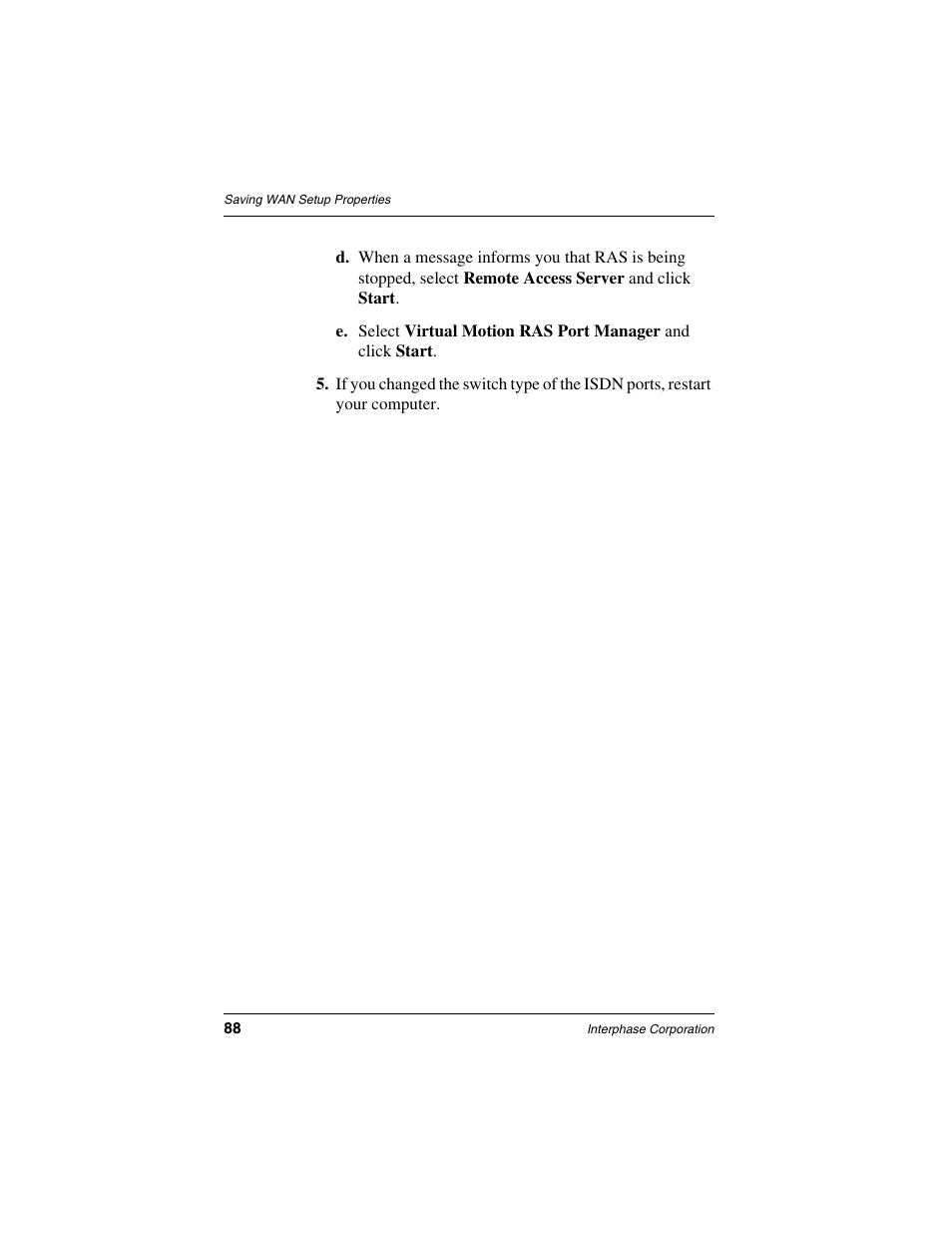 Interphase Tech RAS Communications Controller 5536 User Manual | Page 108 / 244