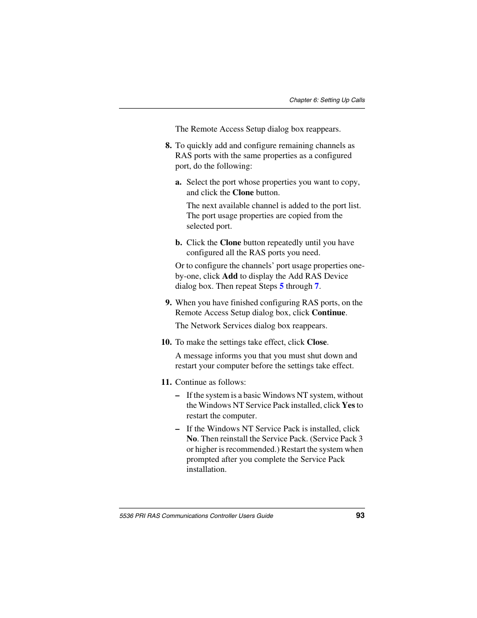 Interphase Tech RAS Communications Controller 5536 User Manual | Page 113 / 244