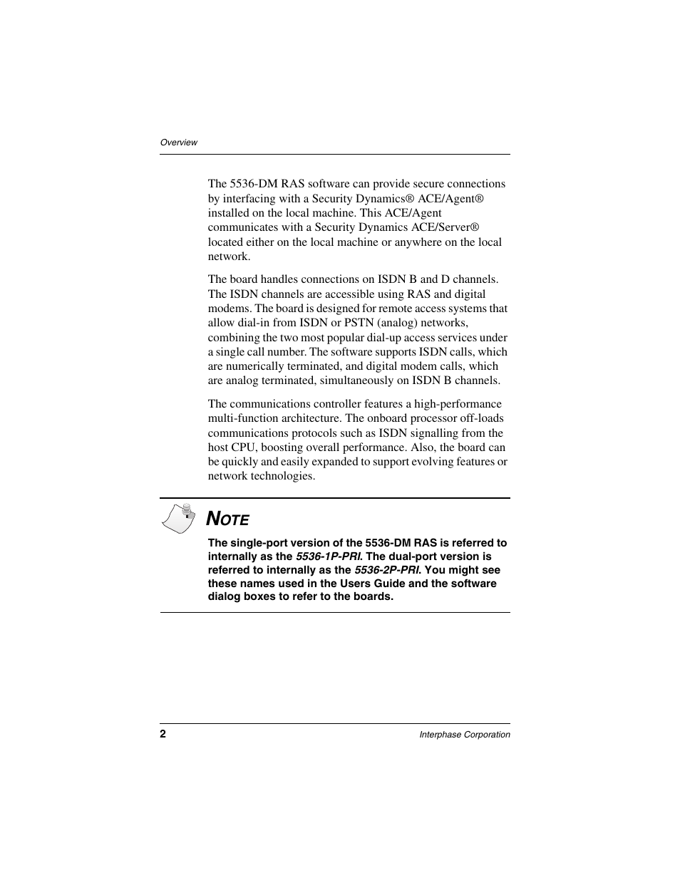 Interphase Tech RAS Communications Controller 5536 User Manual | Page 22 / 244