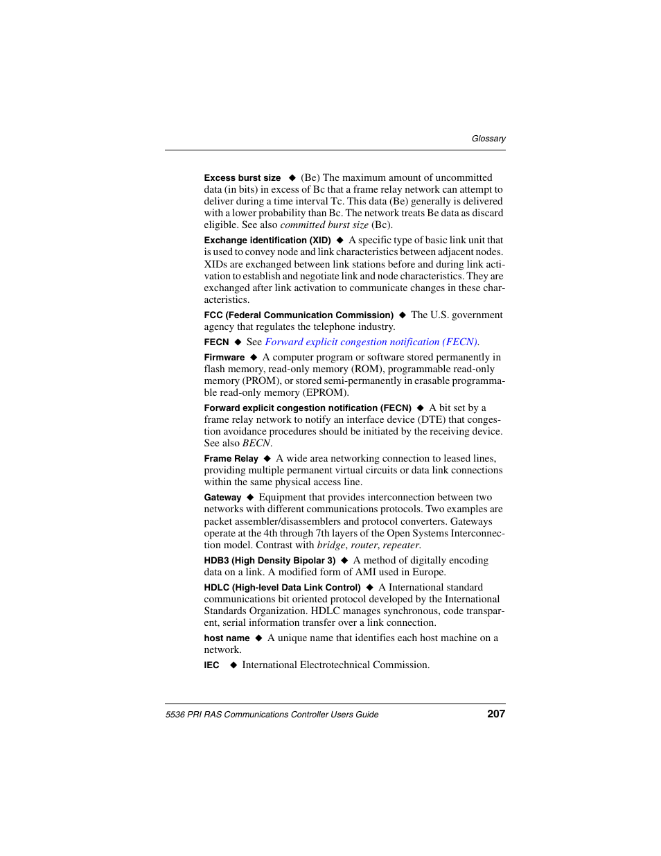 Interphase Tech RAS Communications Controller 5536 User Manual | Page 227 / 244