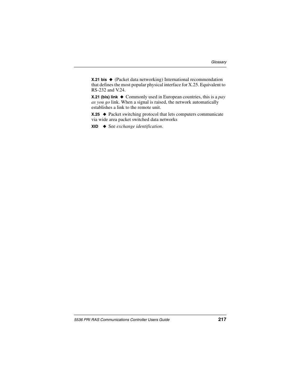 Interphase Tech RAS Communications Controller 5536 User Manual | Page 237 / 244