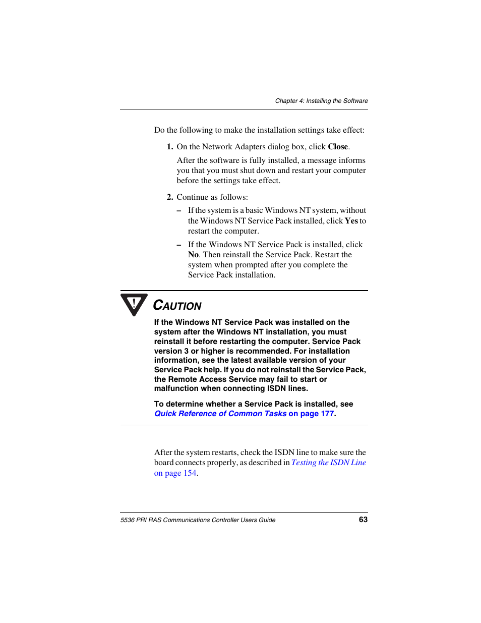 Interphase Tech RAS Communications Controller 5536 User Manual | Page 83 / 244