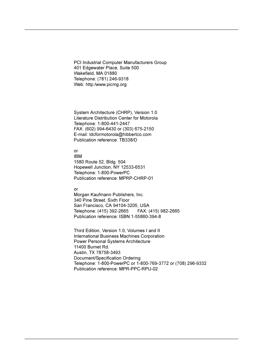 Telecommunication standards | Interphase Tech 4538 User Manual | Page 138 / 149