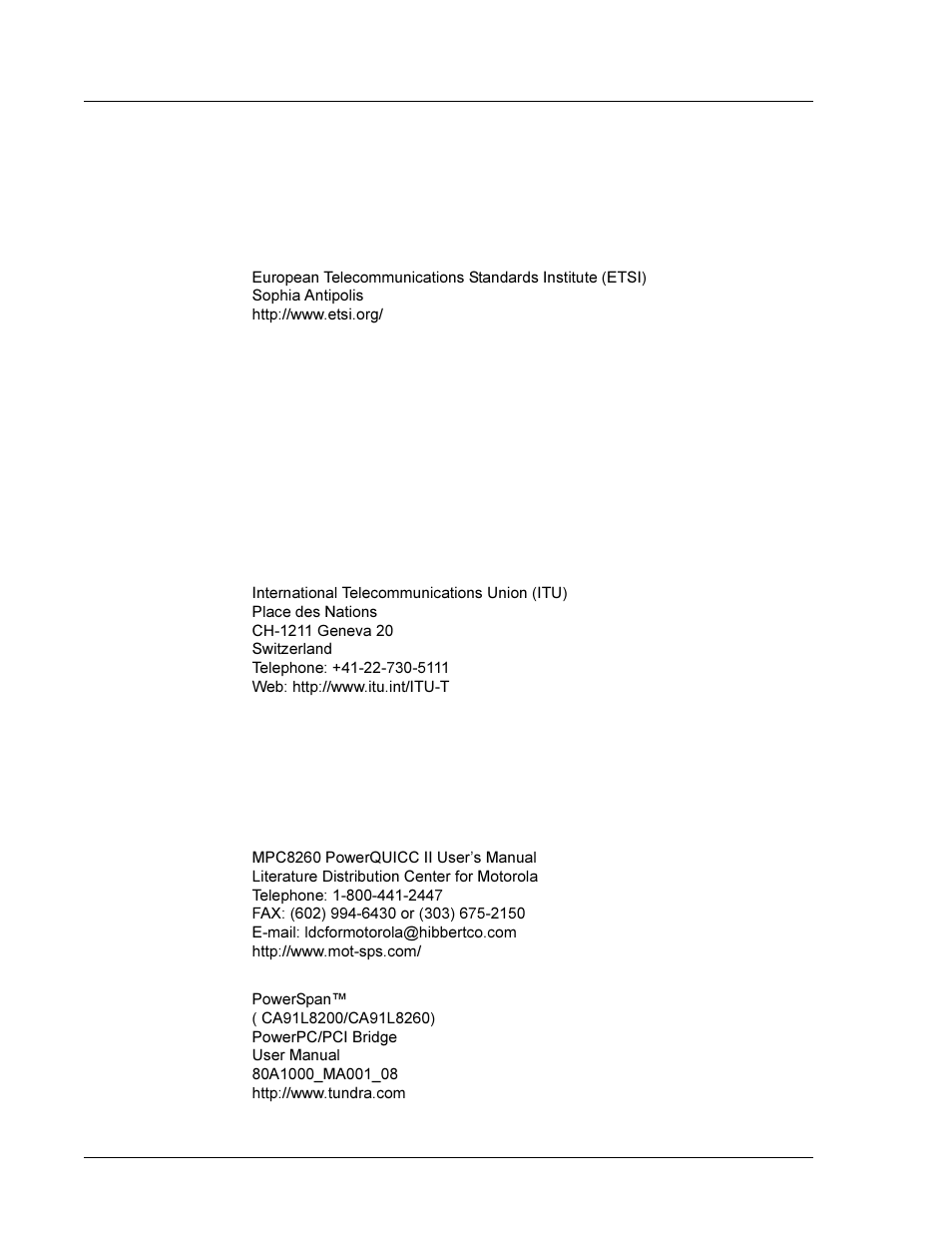 Manufacturers’ documents | Interphase Tech 4538 User Manual | Page 140 / 149