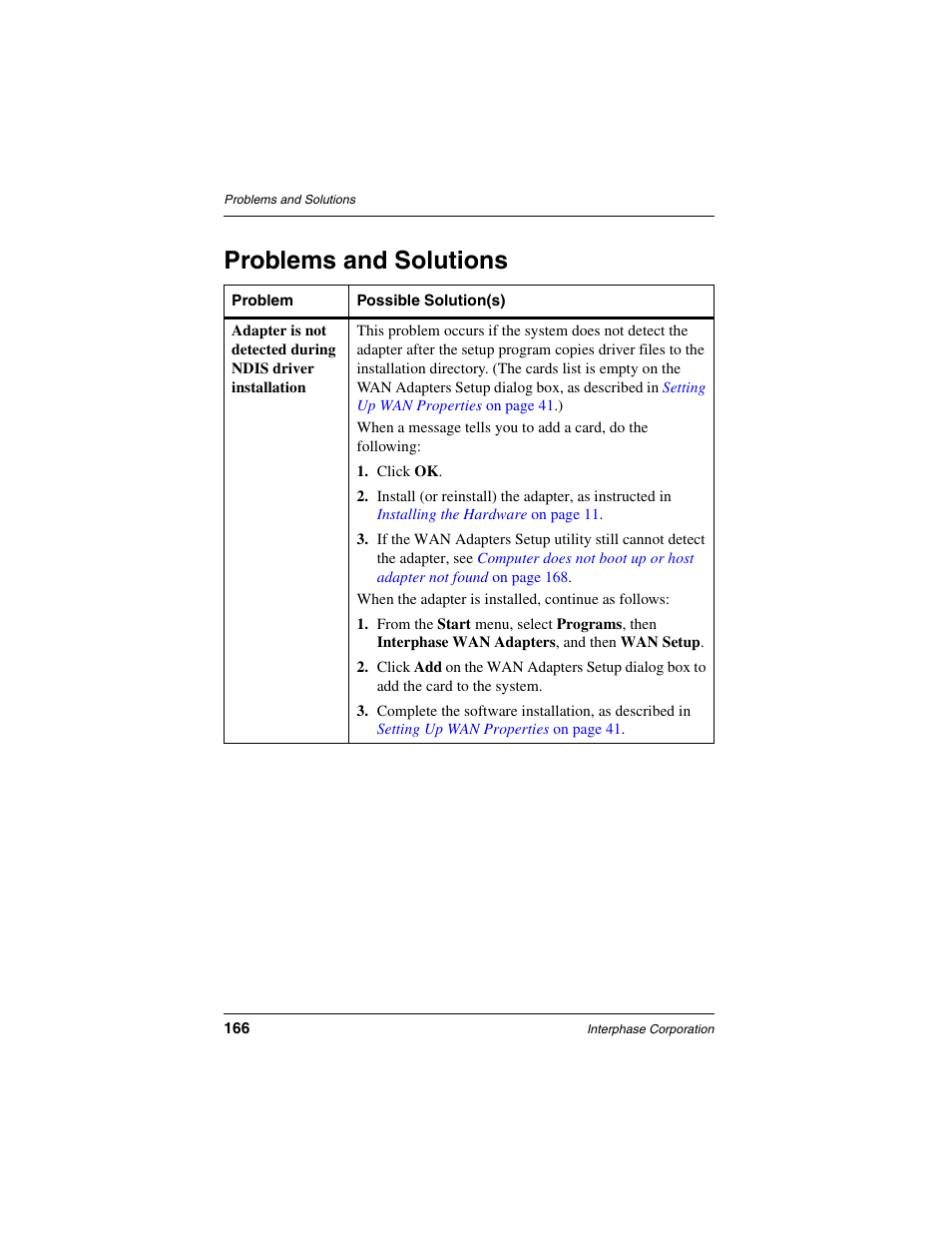 Problems and solutions | Interphase Tech iSPAN User Manual | Page 186 / 236