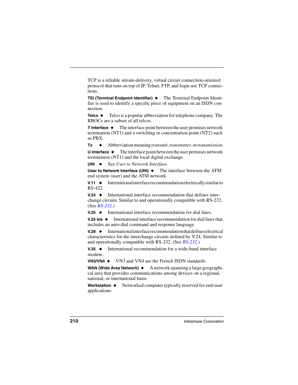 Interphase Tech iSPAN User Manual | Page 230 / 236