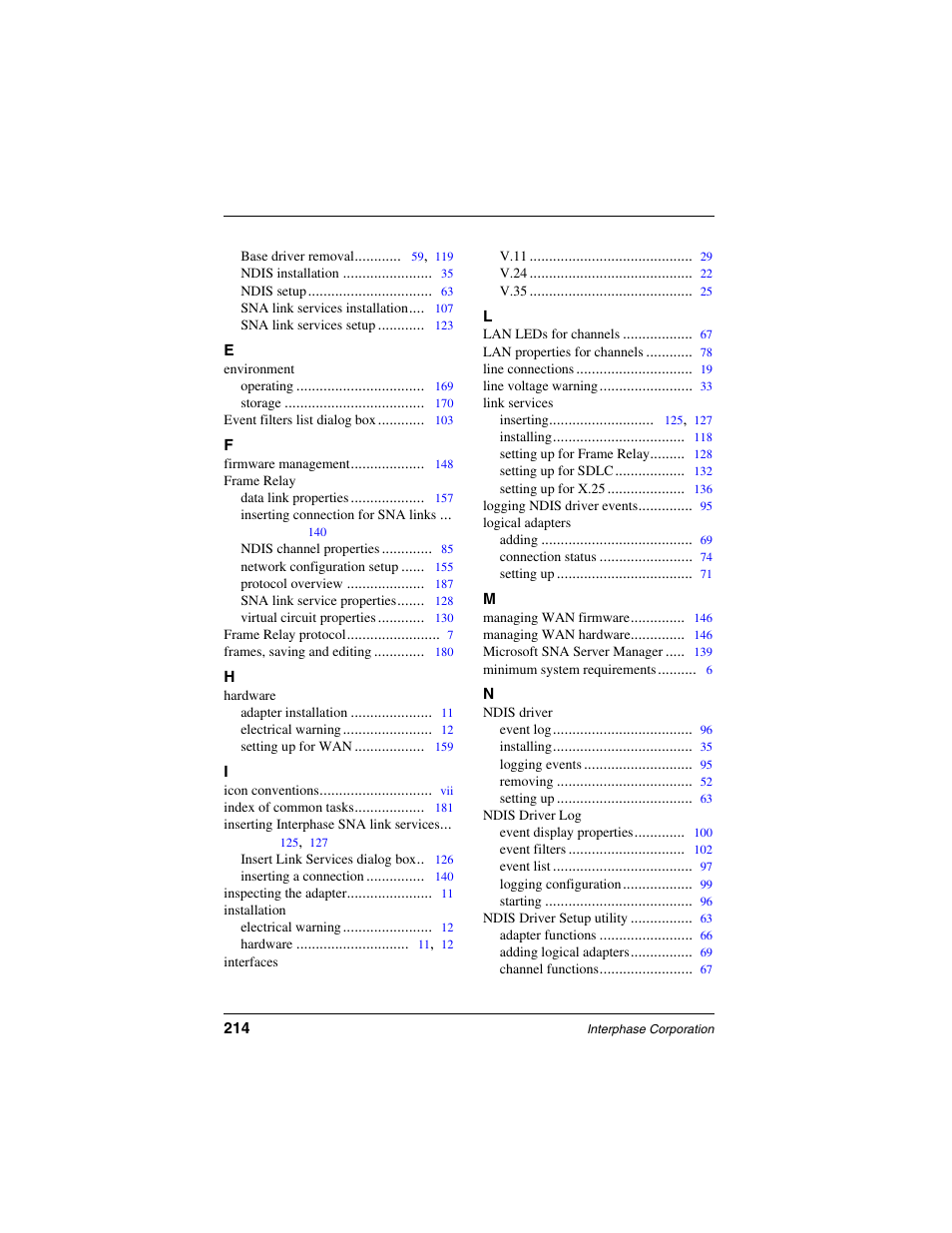 Interphase Tech iSPAN User Manual | Page 234 / 236