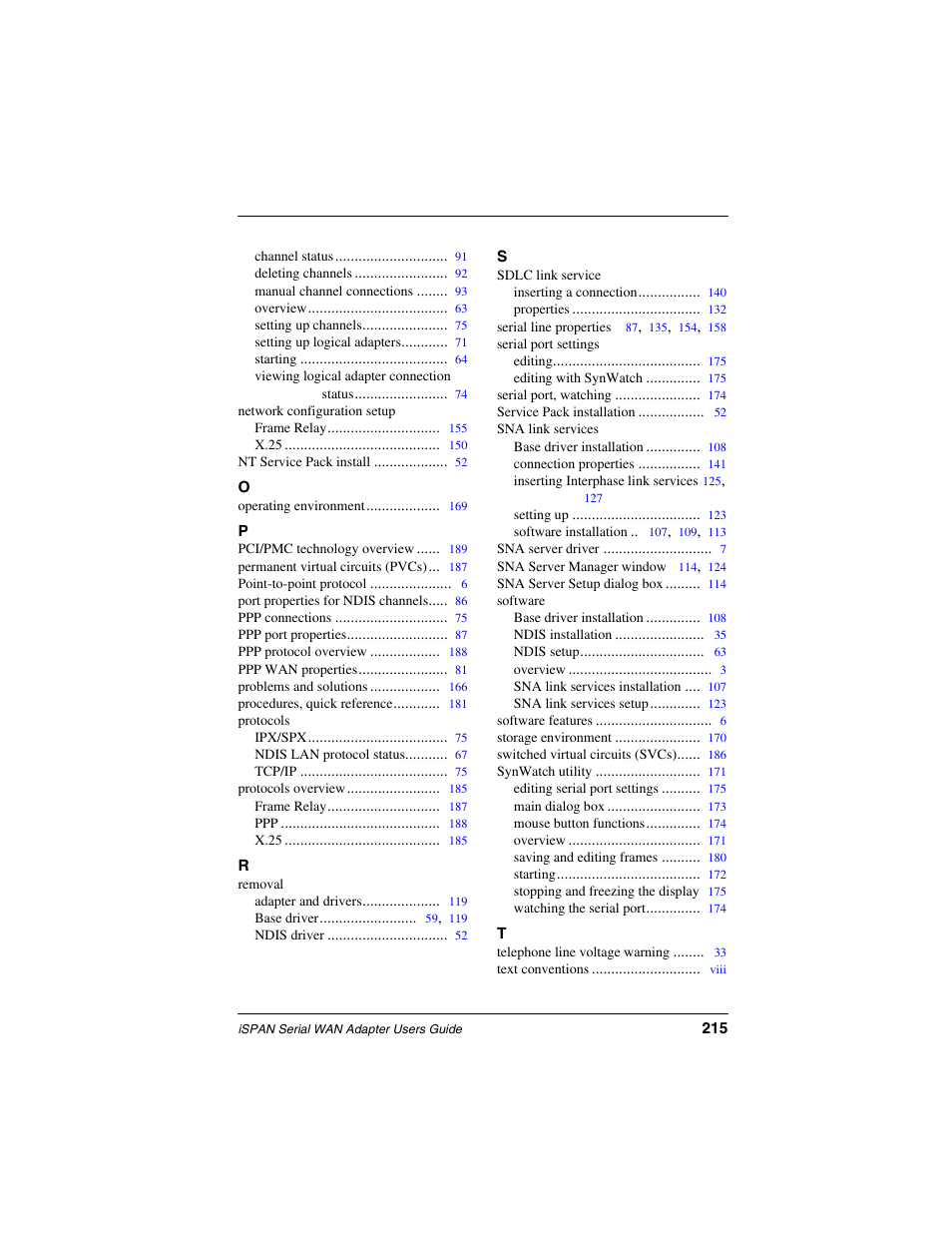 Interphase Tech iSPAN User Manual | Page 235 / 236