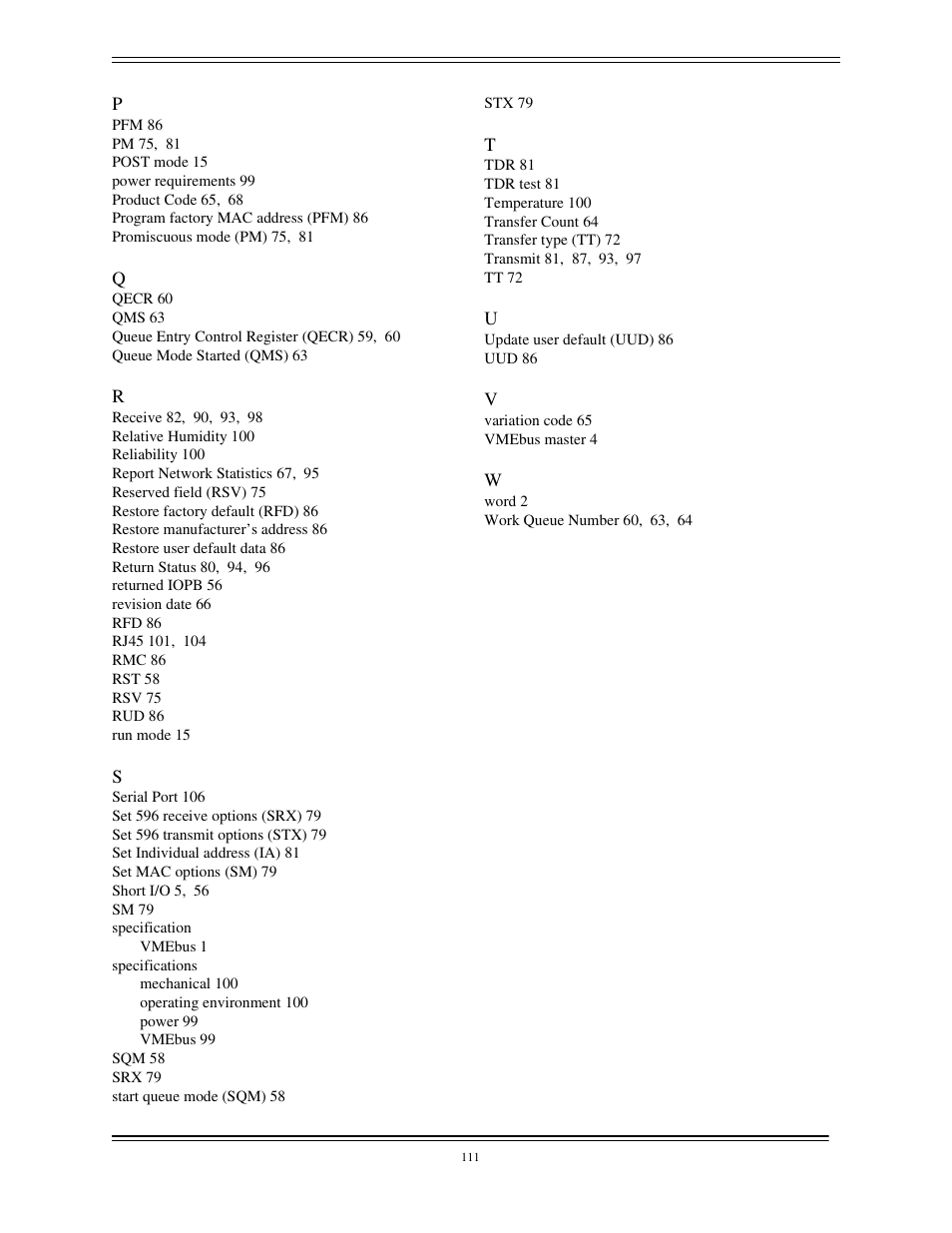 Interphase Tech CONDOR 4221 User Manual | Page 123 / 124