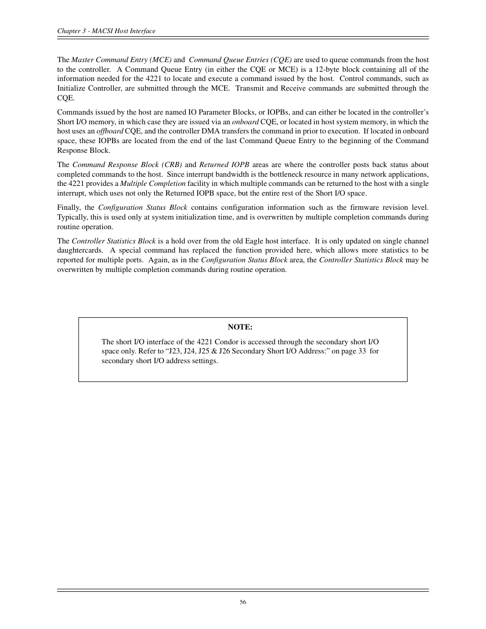Interphase Tech CONDOR 4221 User Manual | Page 68 / 124
