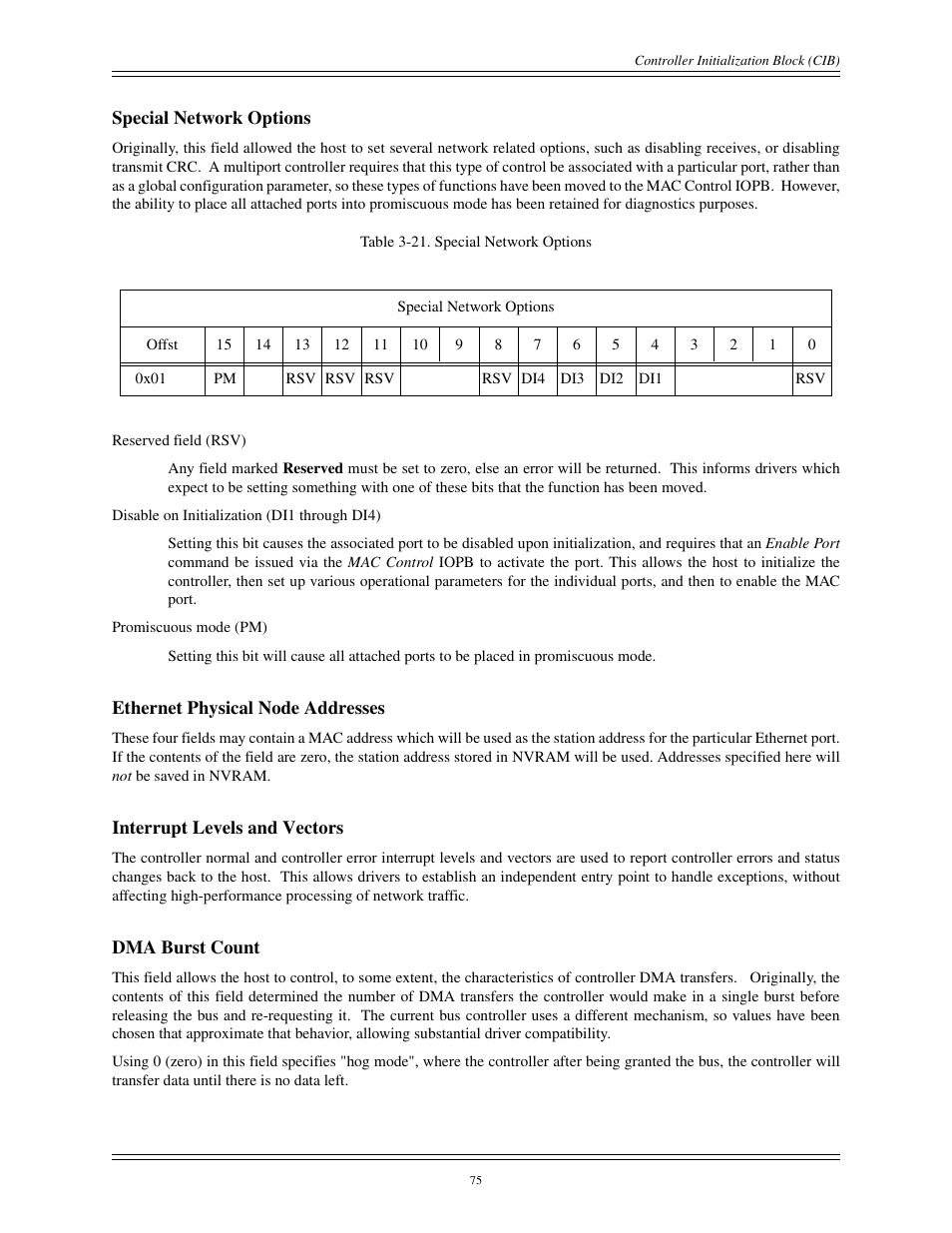 Interphase Tech CONDOR 4221 User Manual | Page 87 / 124