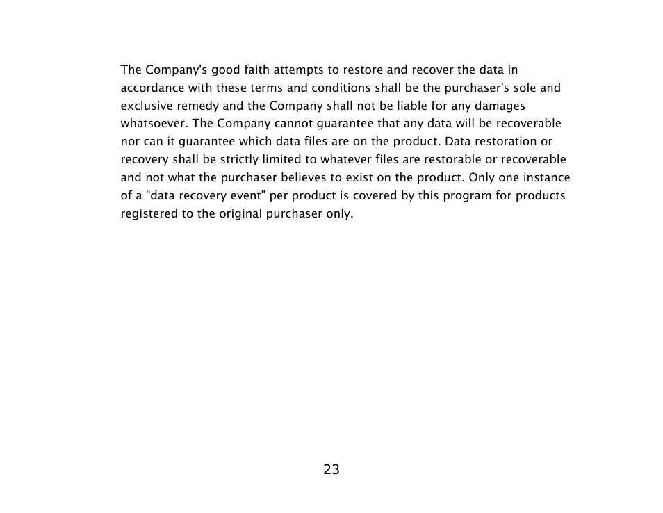 ioSafe SoloPRO eSATA/USB 2.0 User Manual | Page 23 / 27
