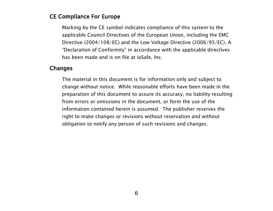 ioSafe SoloPRO eSATA/USB 2.0 User Manual | Page 6 / 27