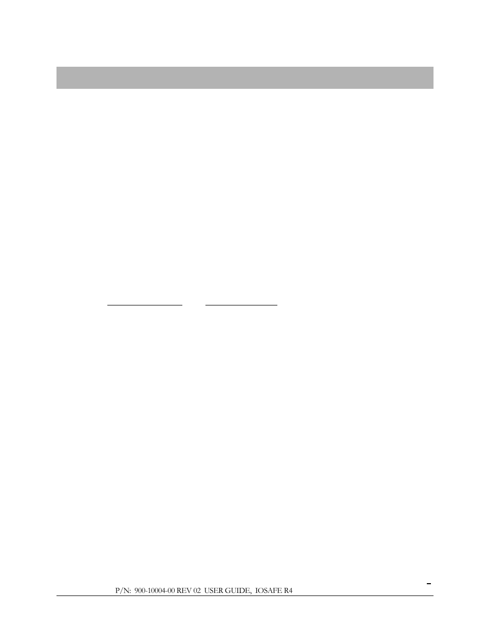 End user limited product warranty | ioSafe R4 User Manual | Page 3 / 113
