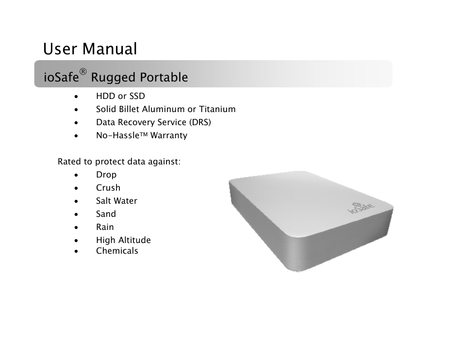 ioSafe 910-11011-00 User Manual | 26 pages