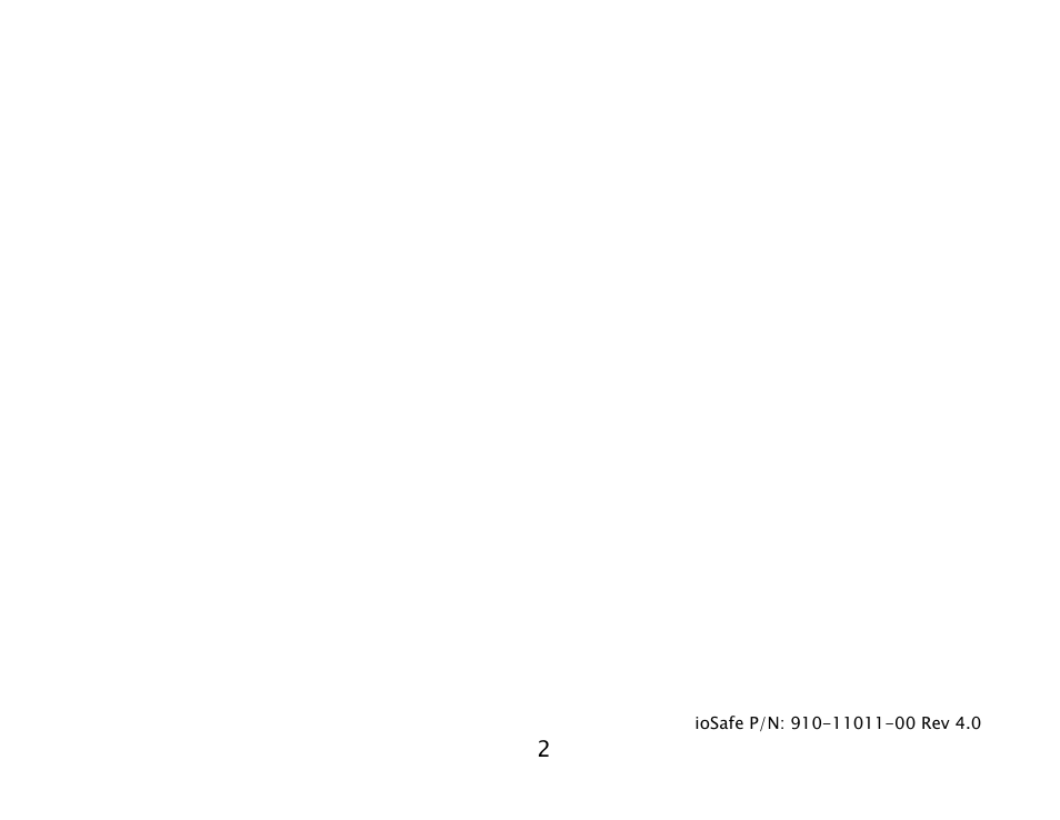 ioSafe 910-11011-00 User Manual | Page 2 / 26