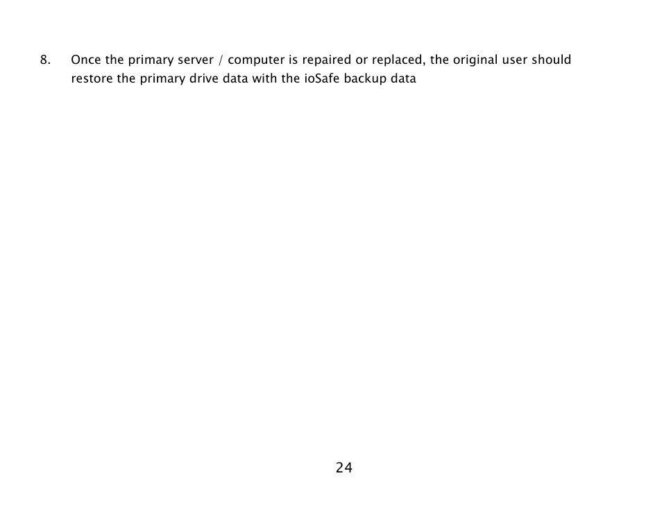 ioSafe 910-11011-00 User Manual | Page 24 / 26