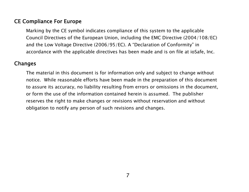 ioSafe 910-11011-00 User Manual | Page 7 / 26