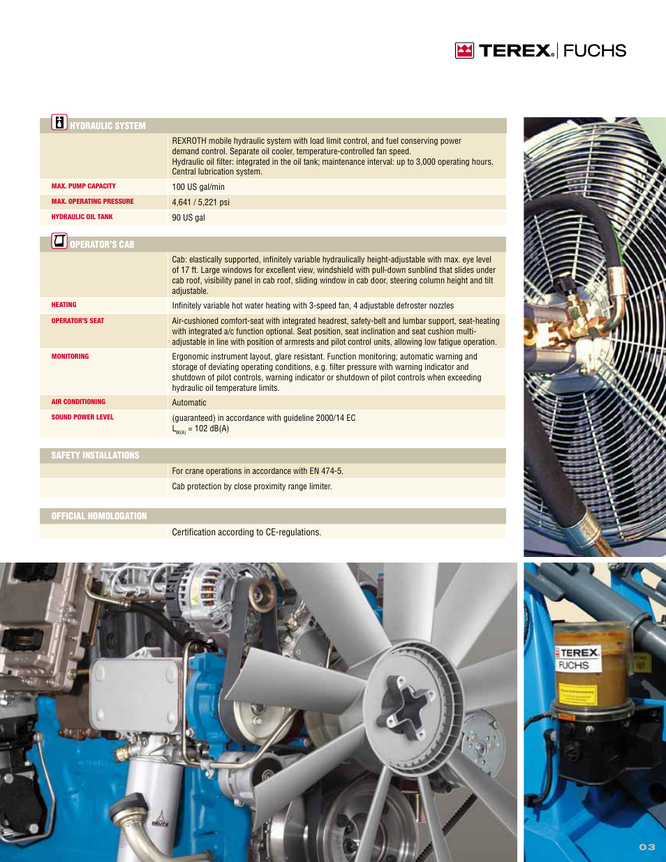 Interex TEREX/FUCHS RECYCLING MACHINE MHL331D User Manual | Page 3 / 12