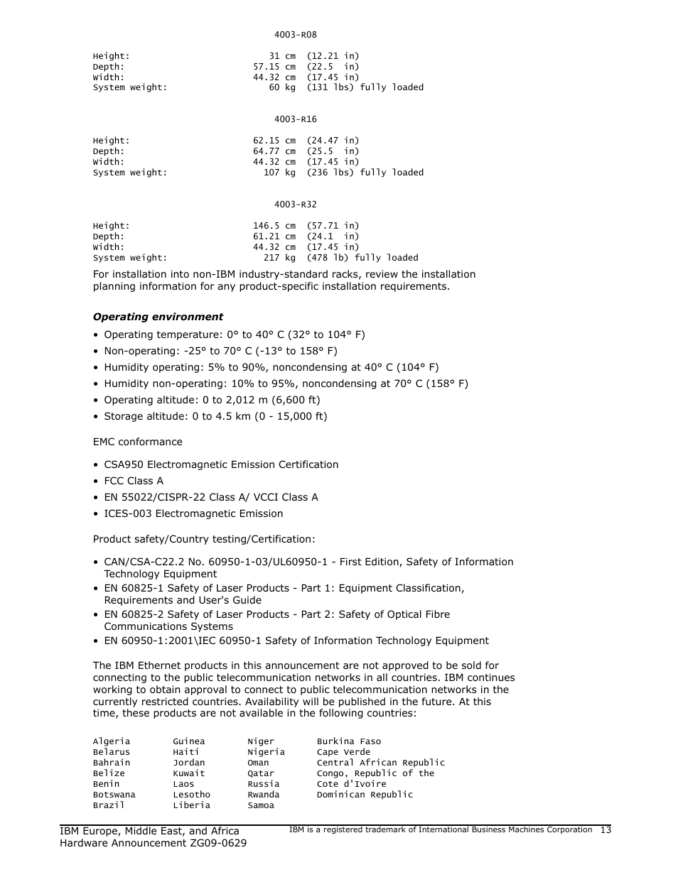 IBM ZG09-0629 User Manual | Page 13 / 24