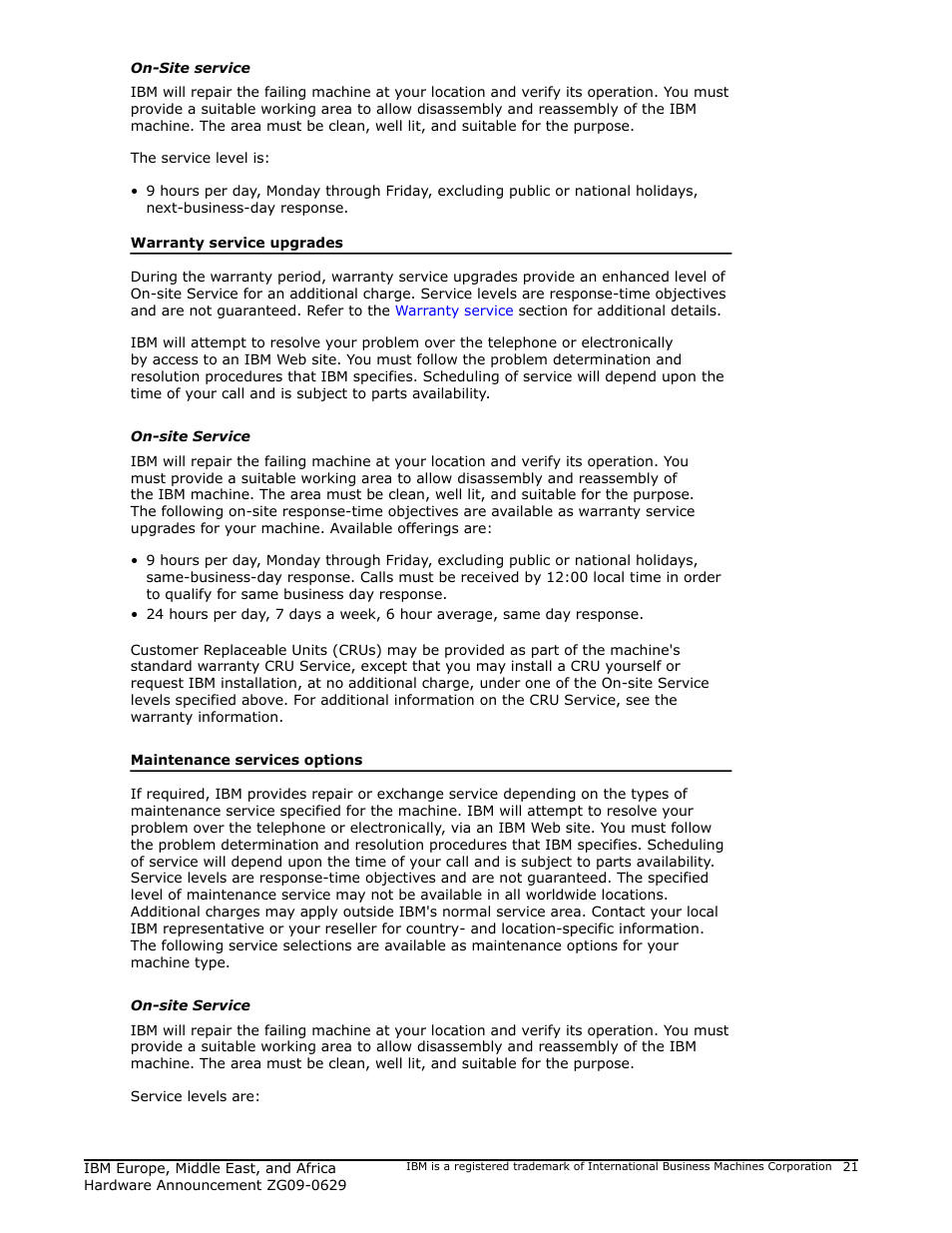 IBM ZG09-0629 User Manual | Page 21 / 24