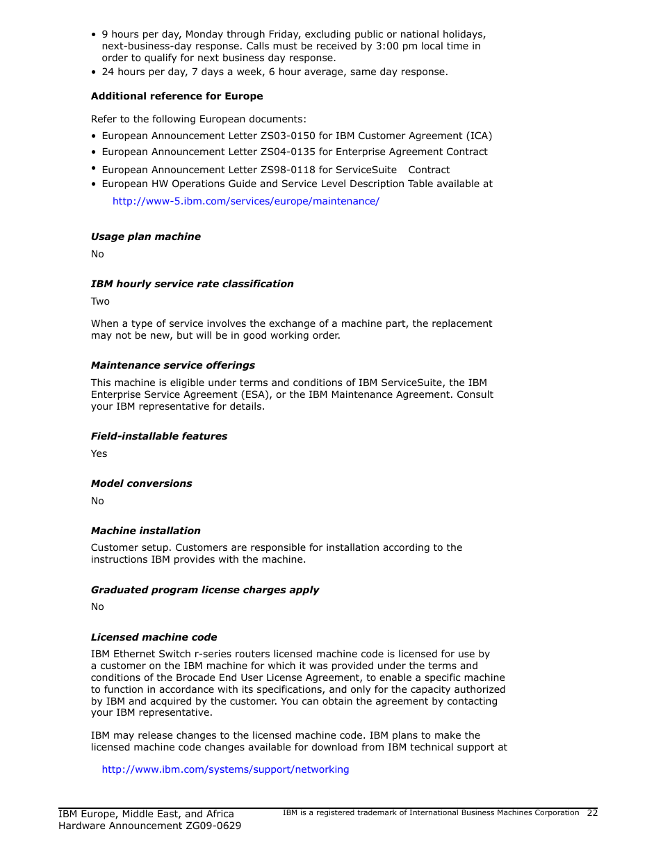 IBM ZG09-0629 User Manual | Page 22 / 24