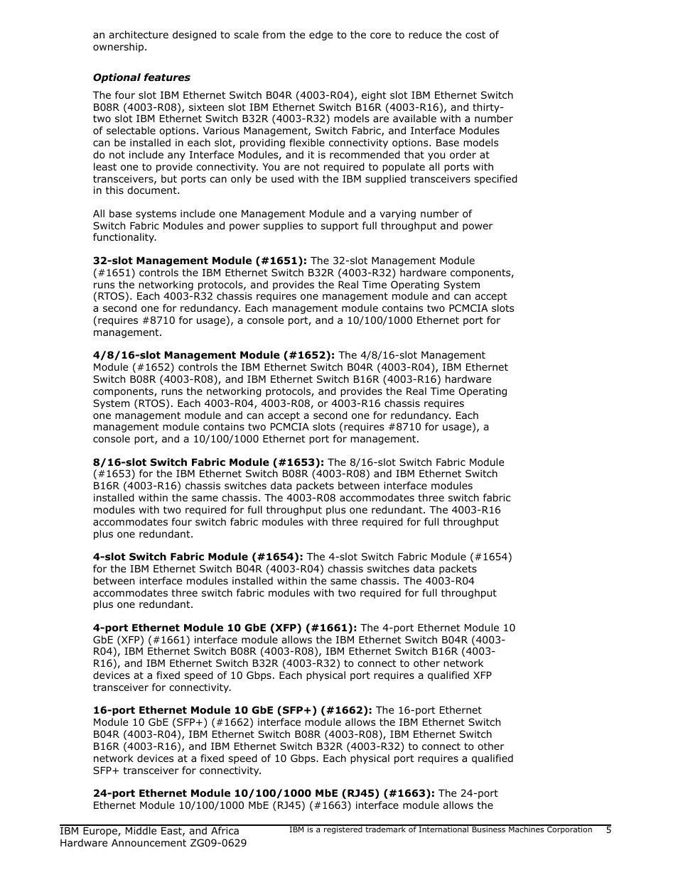 IBM ZG09-0629 User Manual | Page 5 / 24