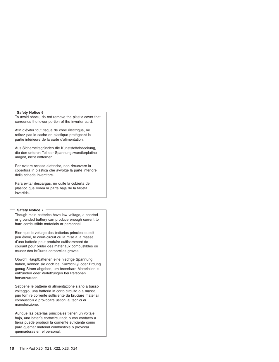 IBM X23 User Manual | Page 14 / 141