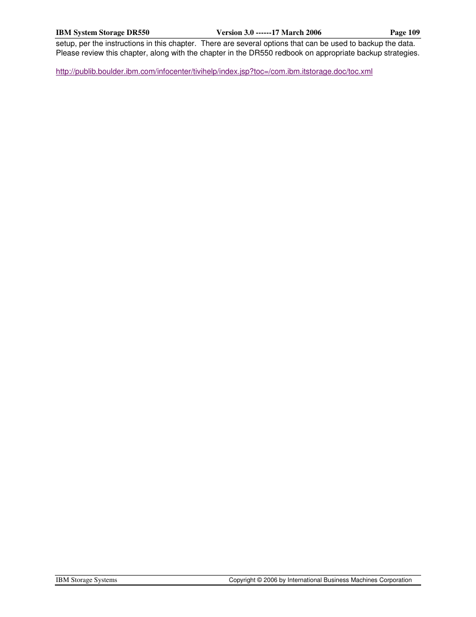 IBM DR550 User Manual | Page 109 / 128