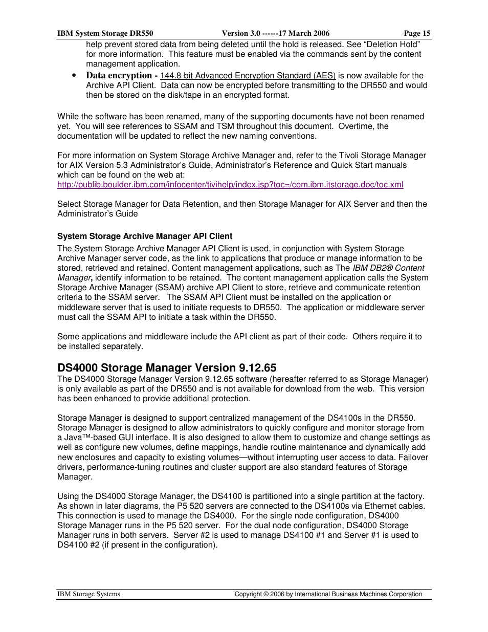 IBM DR550 User Manual | Page 15 / 128