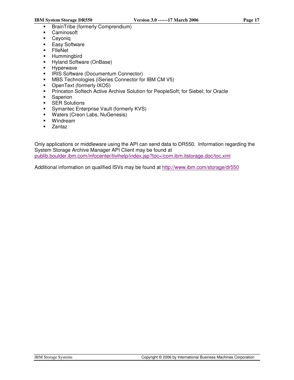 IBM DR550 User Manual | Page 17 / 128