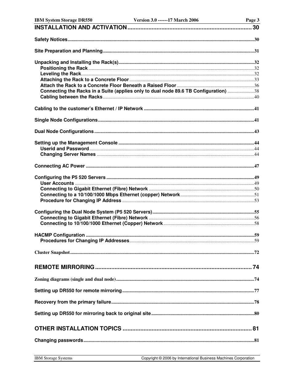 IBM DR550 User Manual | Page 3 / 128