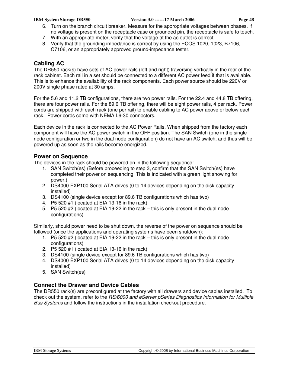 IBM DR550 User Manual | Page 48 / 128