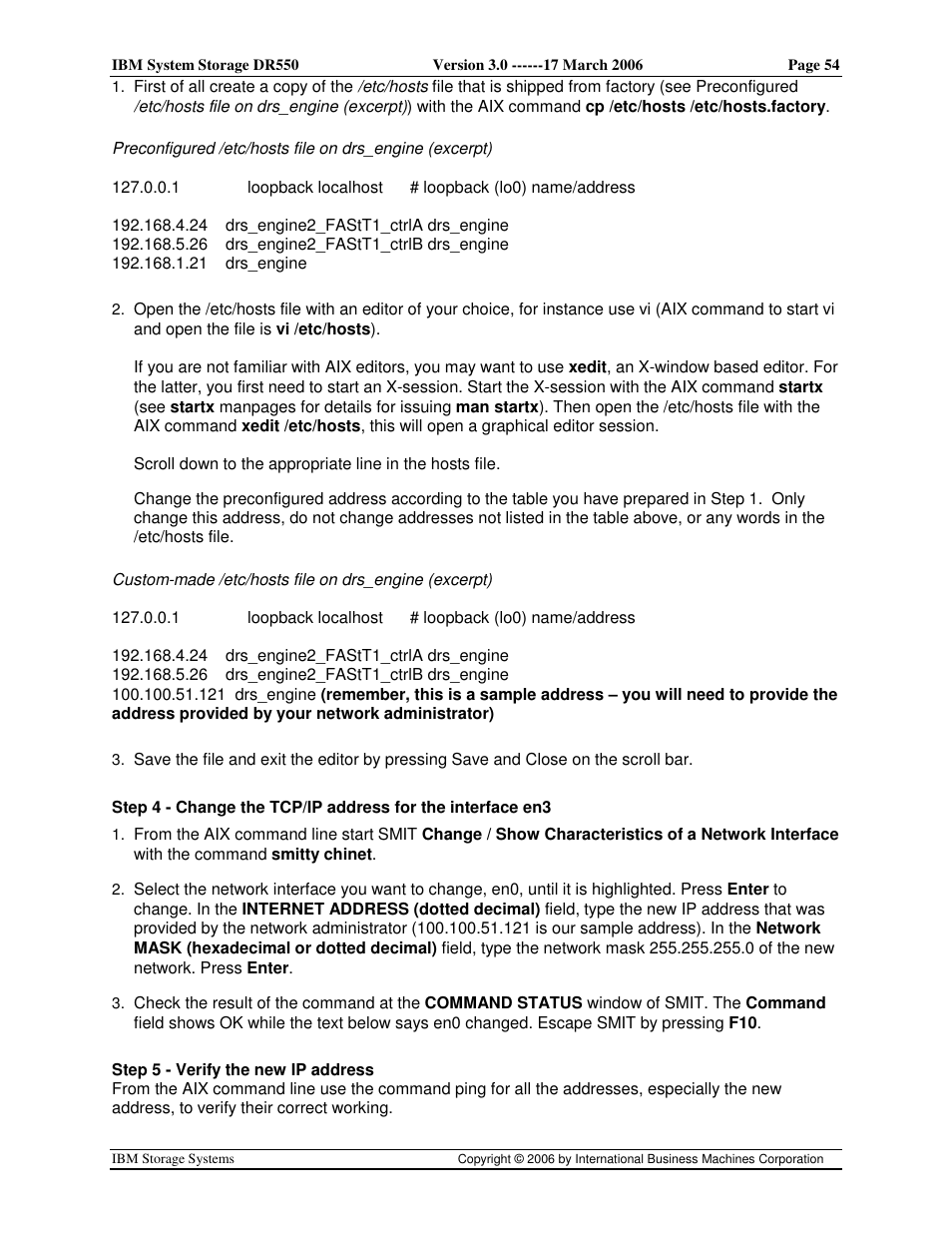 IBM DR550 User Manual | Page 54 / 128