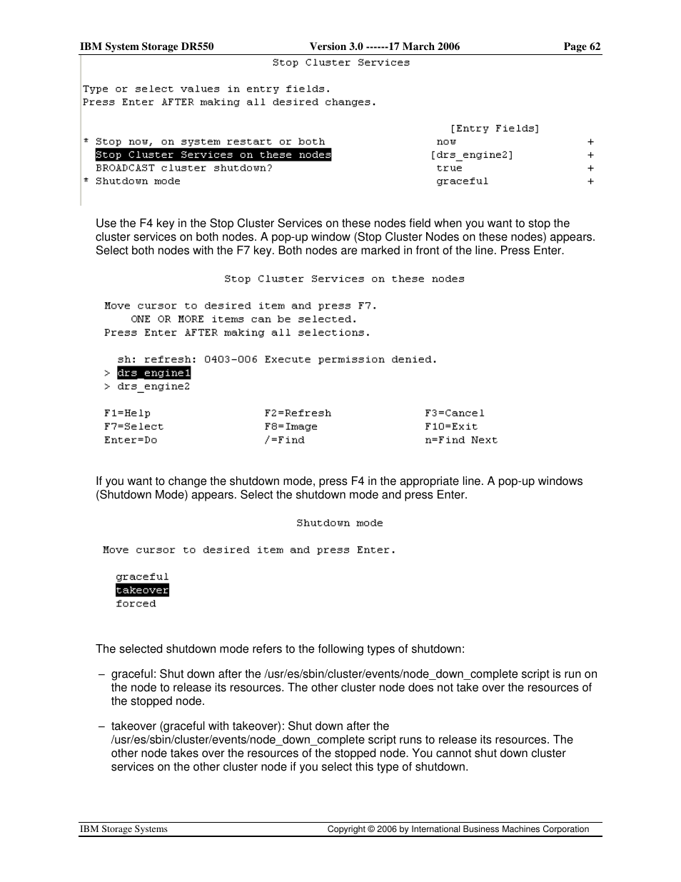 IBM DR550 User Manual | Page 62 / 128