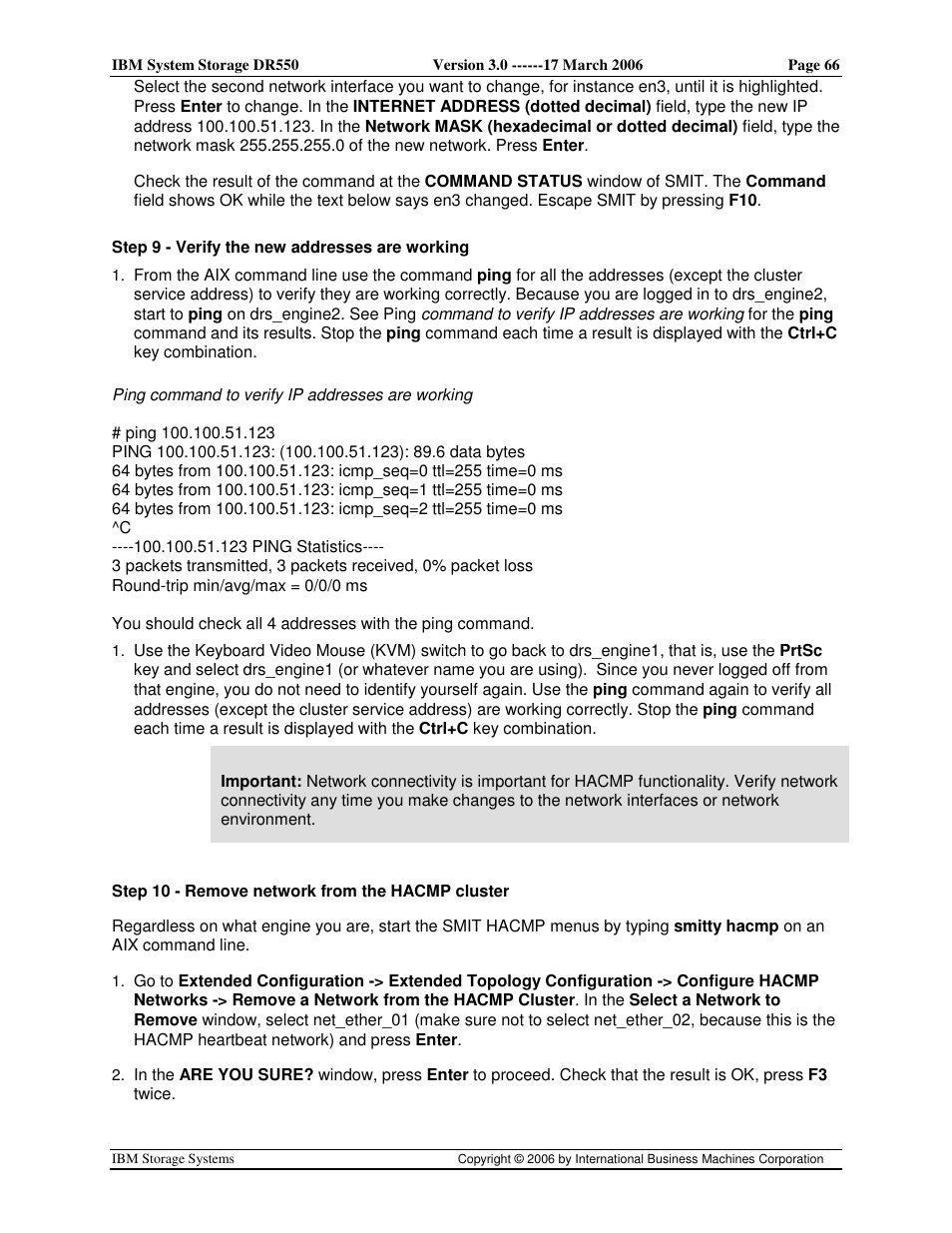 IBM DR550 User Manual | Page 66 / 128