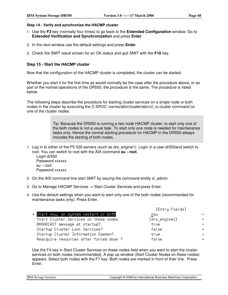 IBM DR550 User Manual | Page 68 / 128