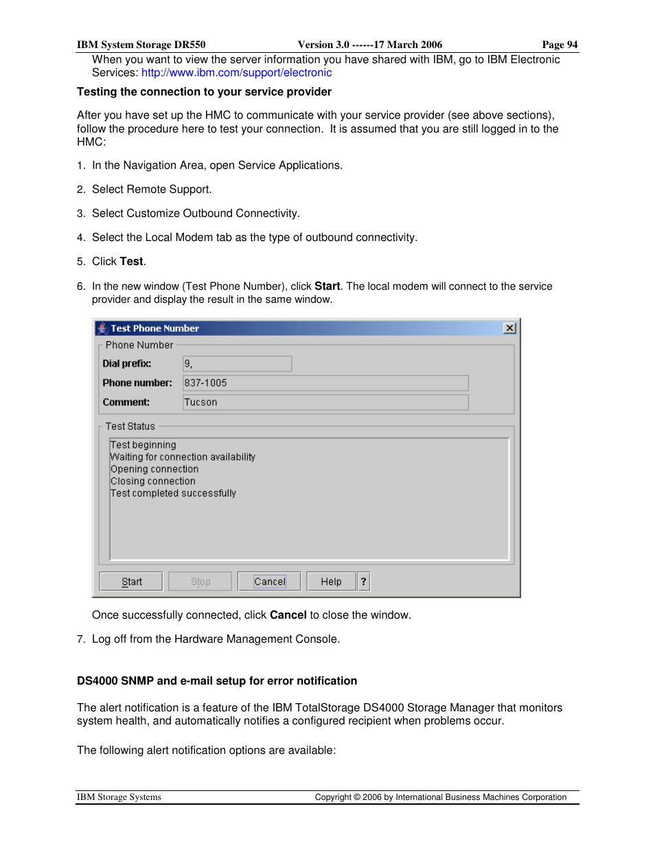 IBM DR550 User Manual | Page 94 / 128