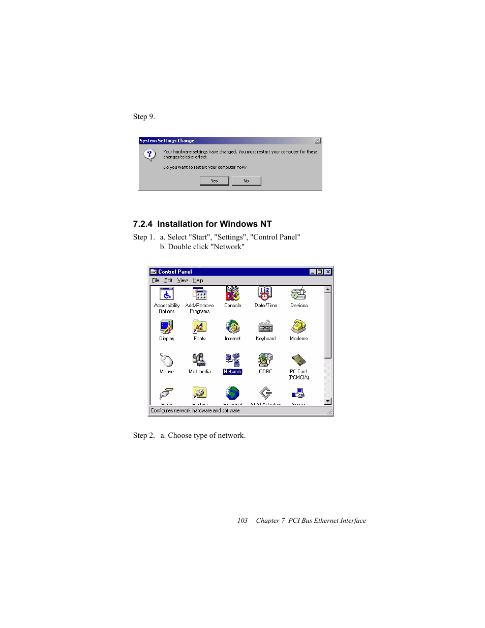 4 installation for windows nt, Windows nt drivers | IBM CFC2 User Manual | Page 111 / 154