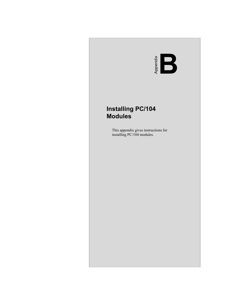 Appendix b installing pc/104 modules, Tion of ethernet driver | IBM CFC2 User Manual | Page 123 / 154