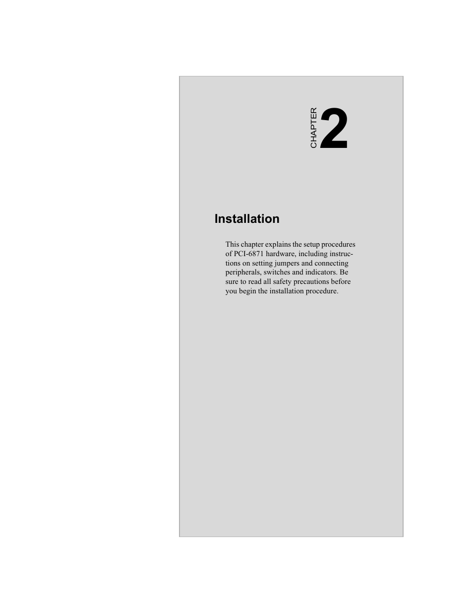 2 installation, Eatures | IBM CFC2 User Manual | Page 15 / 154
