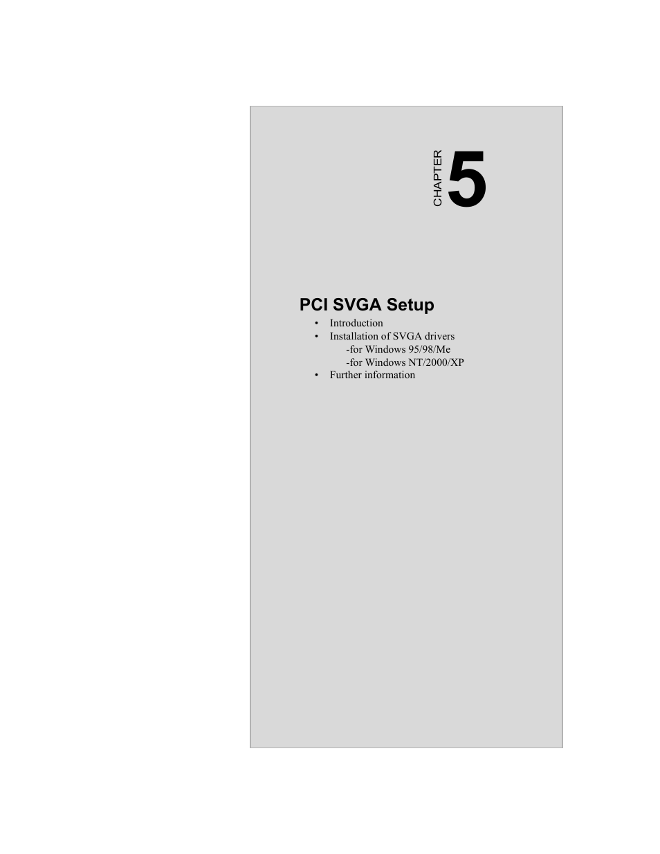 5 pci svga setup, Power management setup | IBM CFC2 User Manual | Page 53 / 154