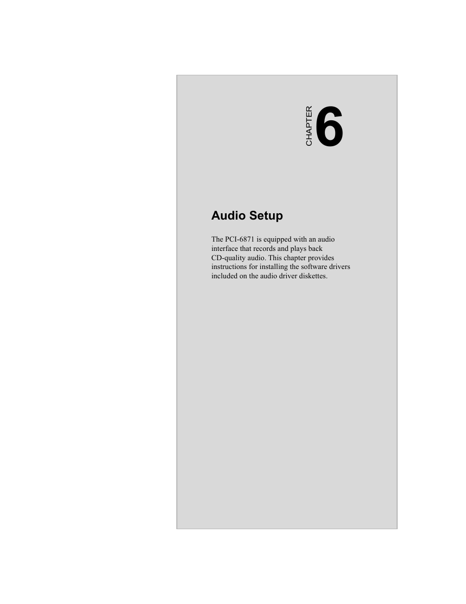 6 audio setup | IBM CFC2 User Manual | Page 83 / 154