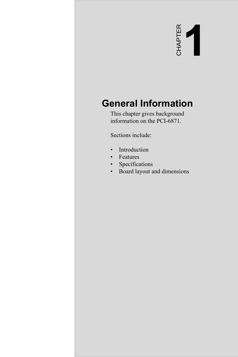 1 general information | IBM CFC2 User Manual | Page 9 / 154