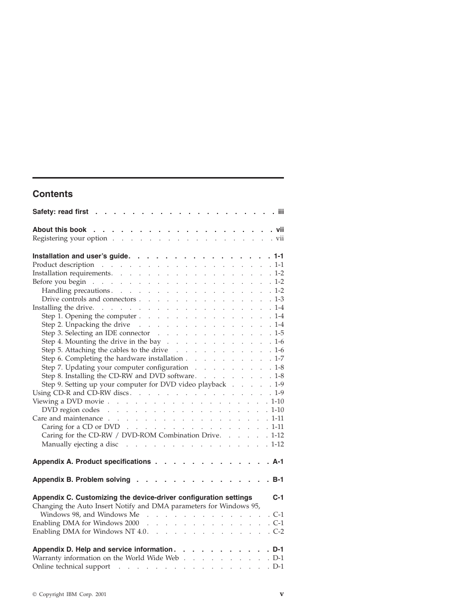 IBM 22P6959 User Manual | Page 5 / 50